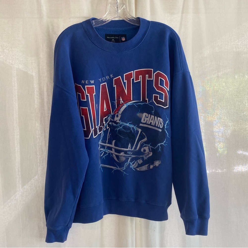 A&F New York Giants Graphic Crew Sweatshirt
